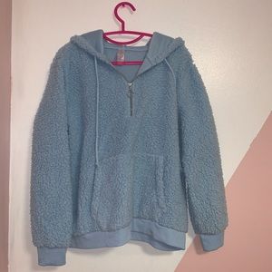 light blue hoodie🤍